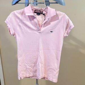 Vineyard Vines Light Pink Short Sleeve Polo